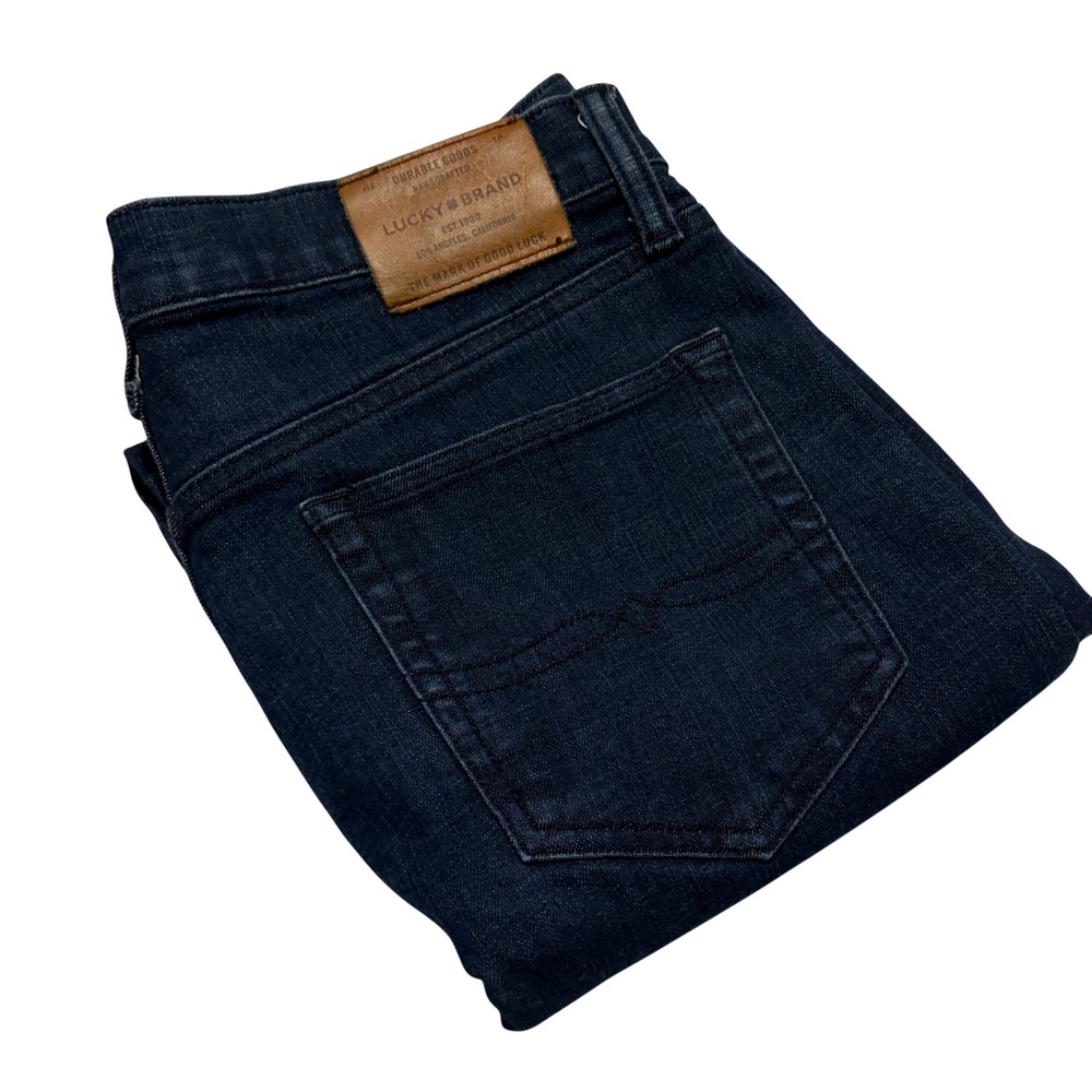 Lucky Brand 121 Slim Mens Dark Wash Indigo Denim Jeans 33x32